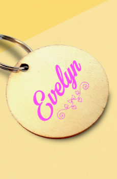 Personalised Named Bag Tag