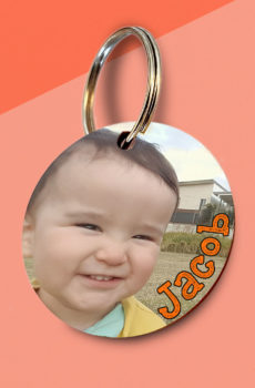 Custom Photo Wooden Keyring